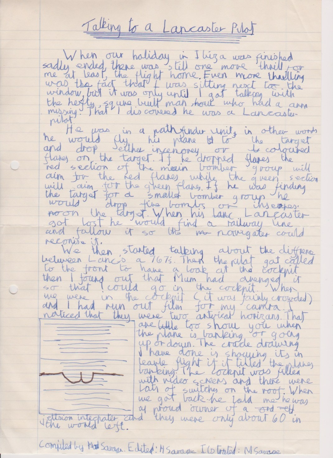 Talking to a Lancaster pilot