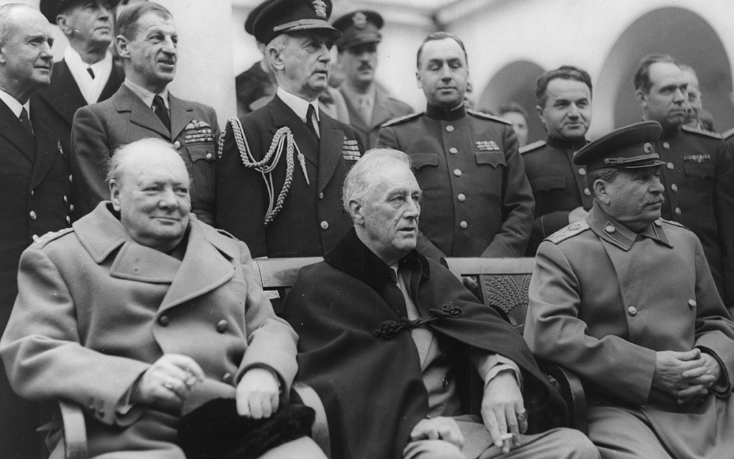 portal and churchill at yalta, February 1945 - website image