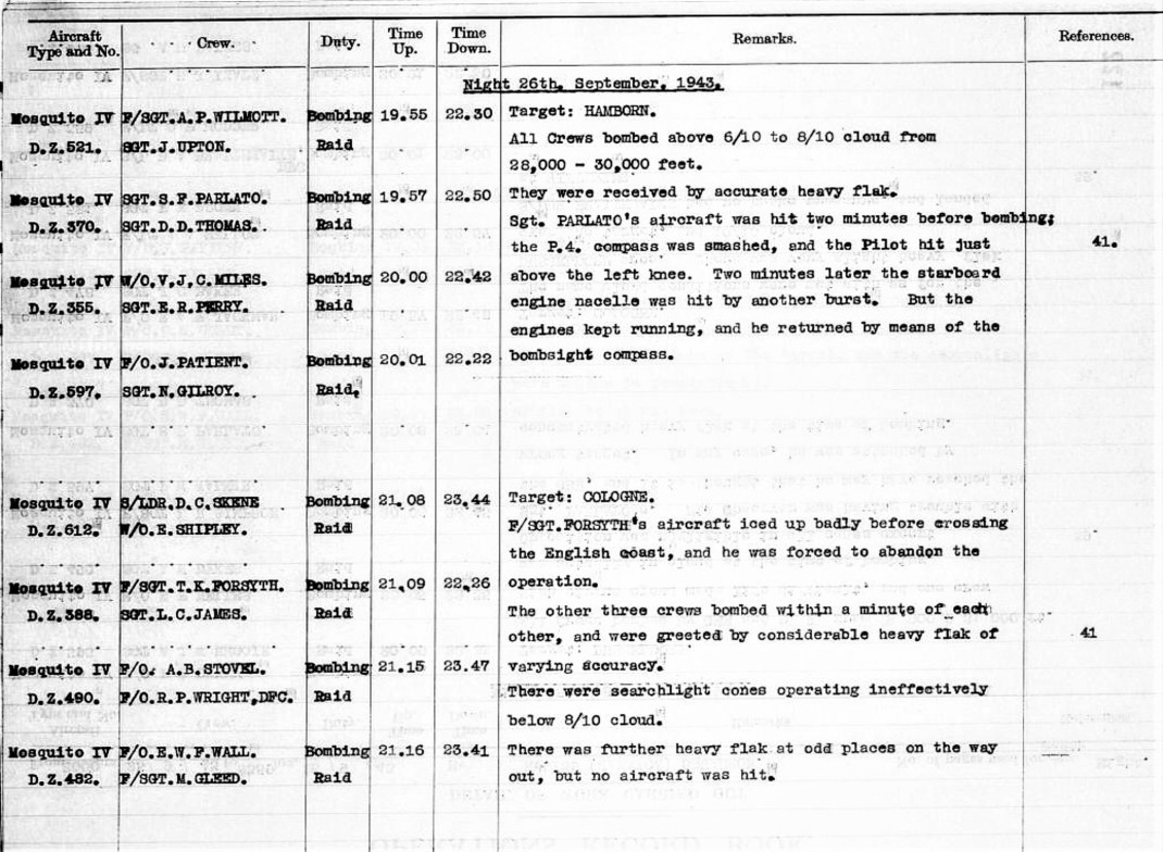 627 Squadron ORB September 1943