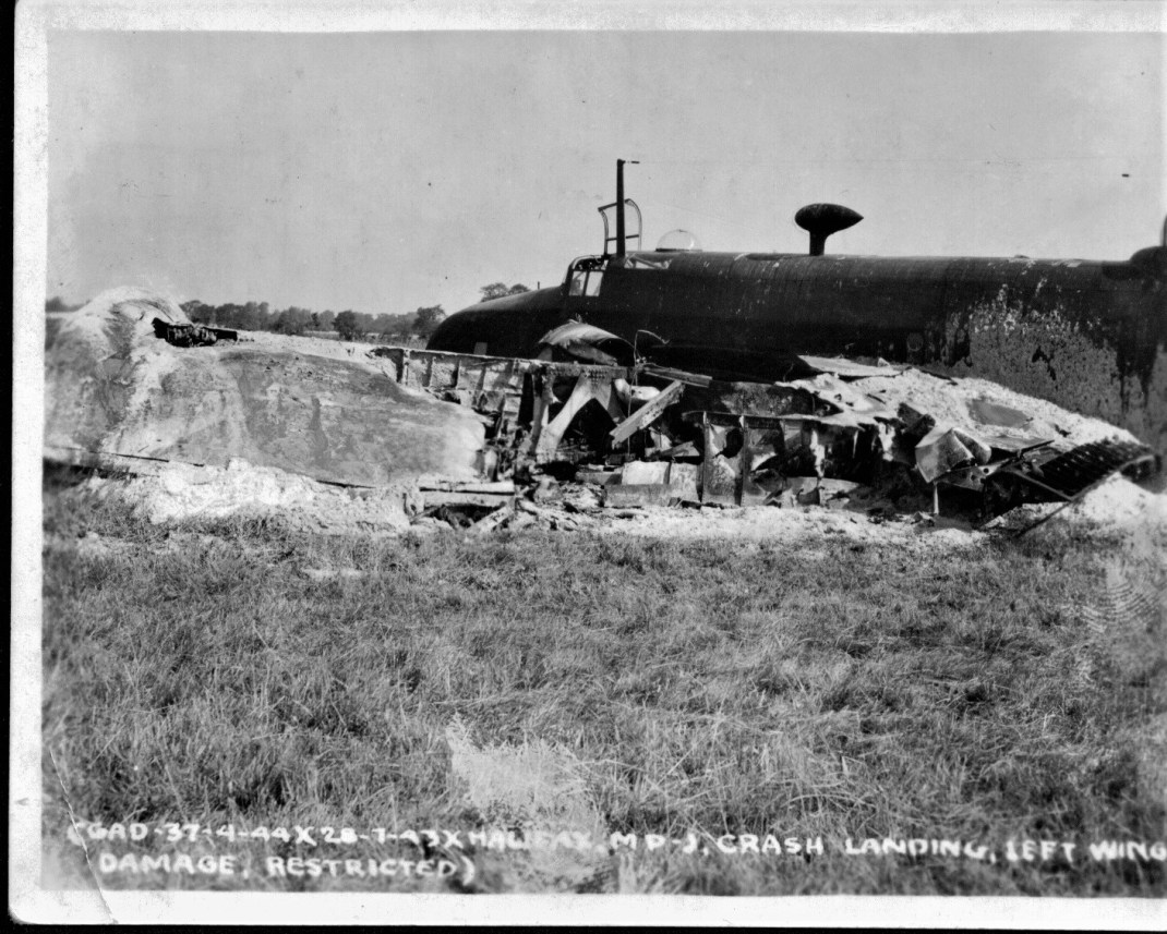 crashed Halifax bomber-2