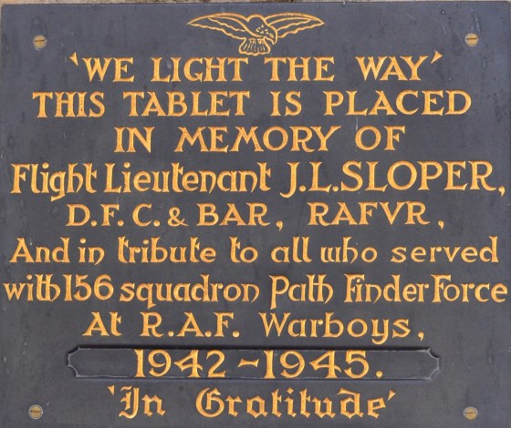 156 memorial tablet