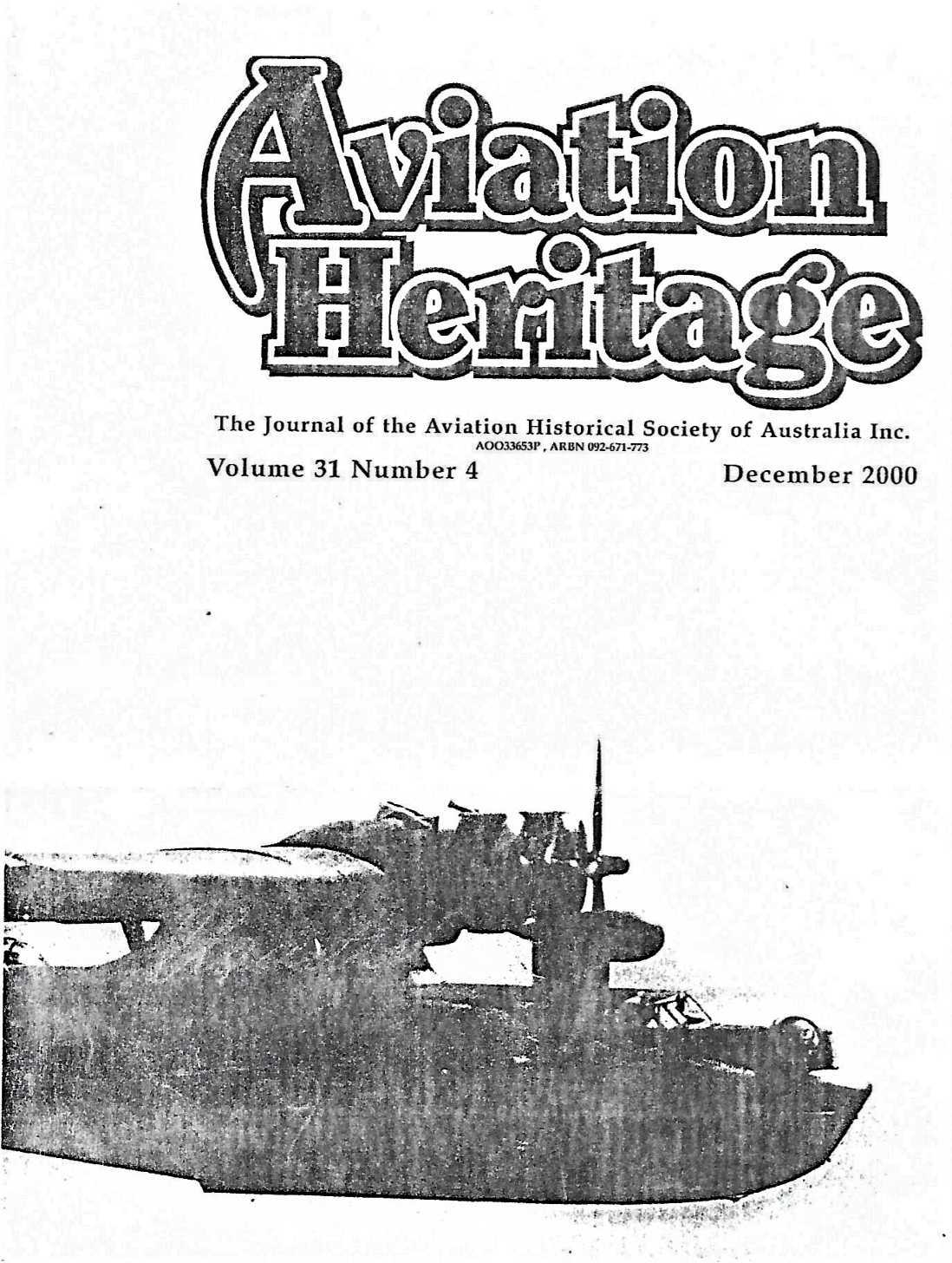 aviation heritage vol 31, no 4